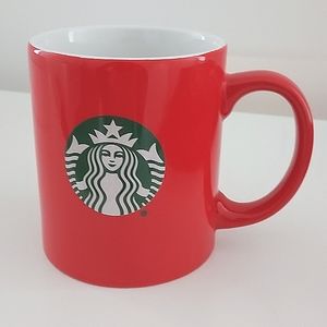 STARBUCKS Mug 2015 Espresso Red Ceramic With Logo NWOT